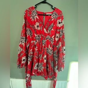 Women’s Floral long sleeve dress Beyond Words